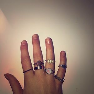 Seven pack of rings.